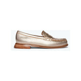 Beige Elba Penny Loafer Gold