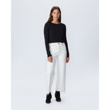 Lavender Denim Grace Crop White