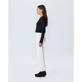 Lavender Denim Grace Crop White