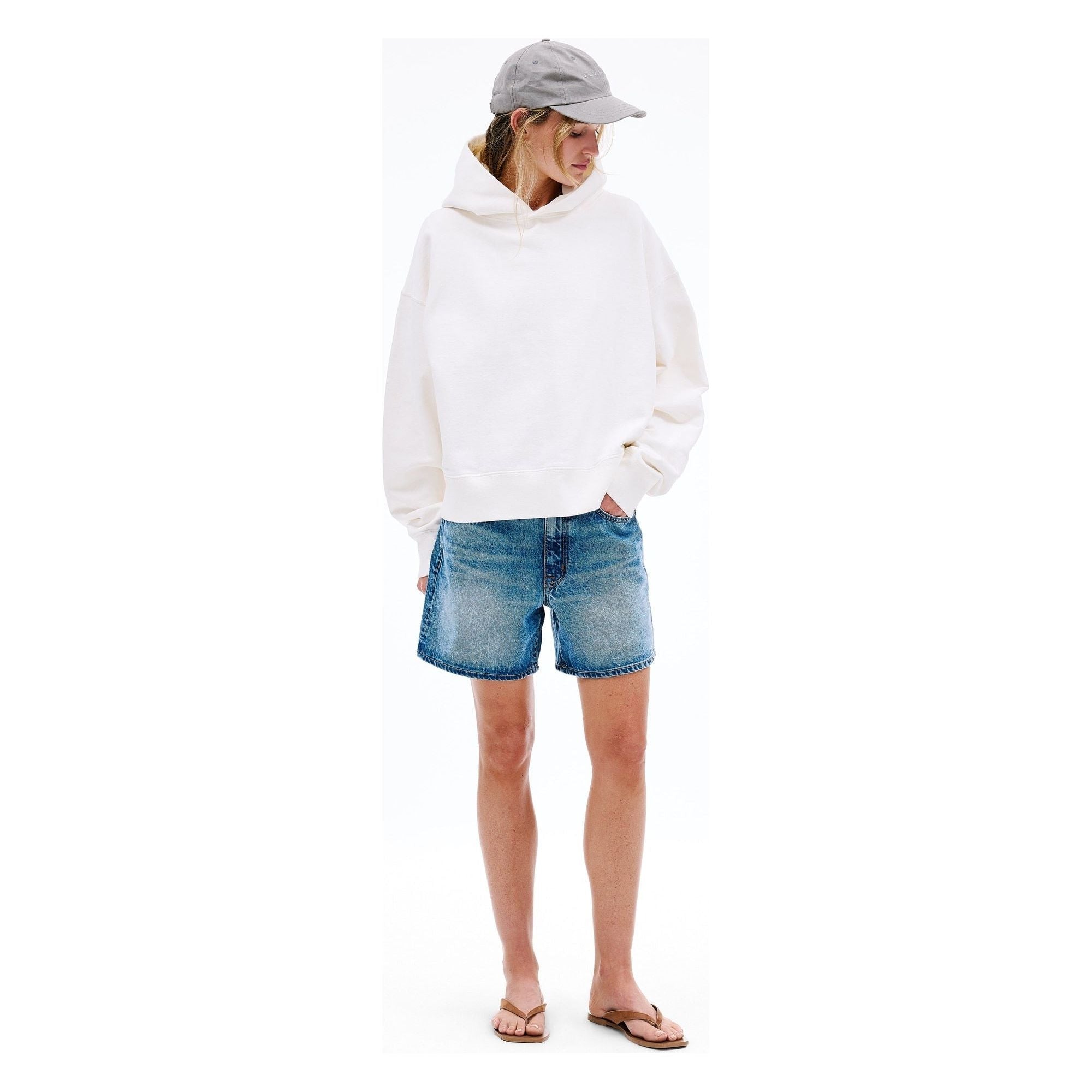 Misty Rose Denim Walker Short Like a Dream
