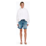 Misty Rose Denim Walker Short Like a Dream