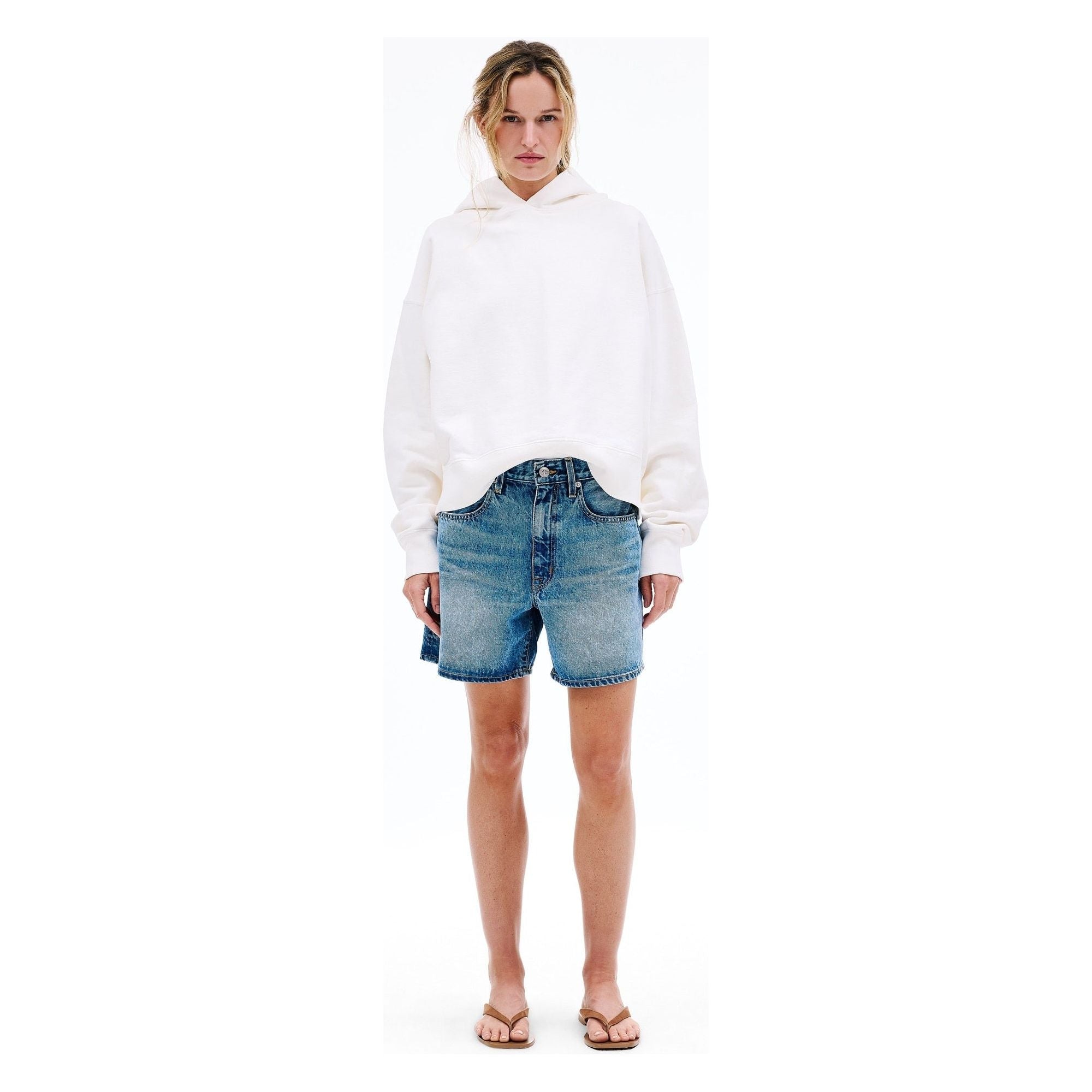 Misty Rose Denim Walker Short Like a Dream