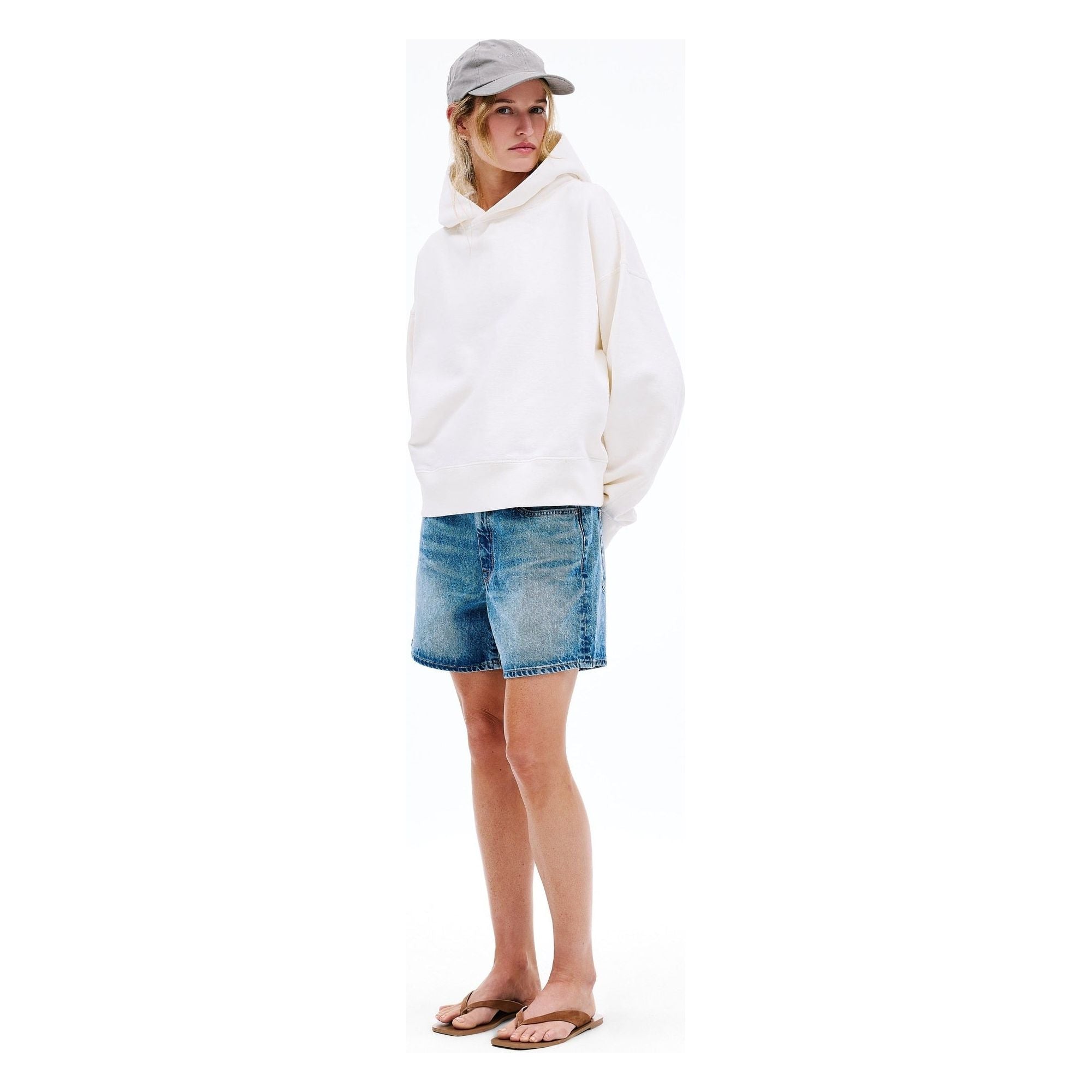 Antique White Denim Walker Short Like a Dream