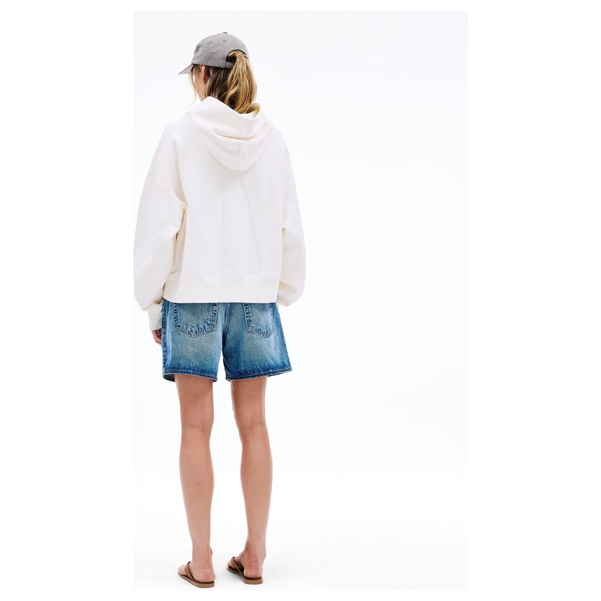 White Smoke Denim Walker Short Like a Dream