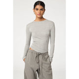 Line by K Simon Top Heather Grey