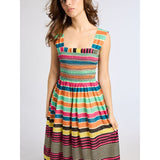 Mille Garden Dress Ibiza Stripe