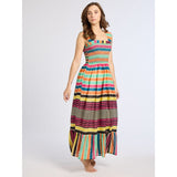 Mille Garden Dress Ibiza Stripe
