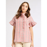 Mille Vanessa Top in Sugarplum Plaid