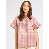 Mille Vanessa Top in Sugarplum Plaid