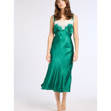 Mille Rowe Dress in Emerald