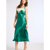 Mille Rowe Dress in Emerald
