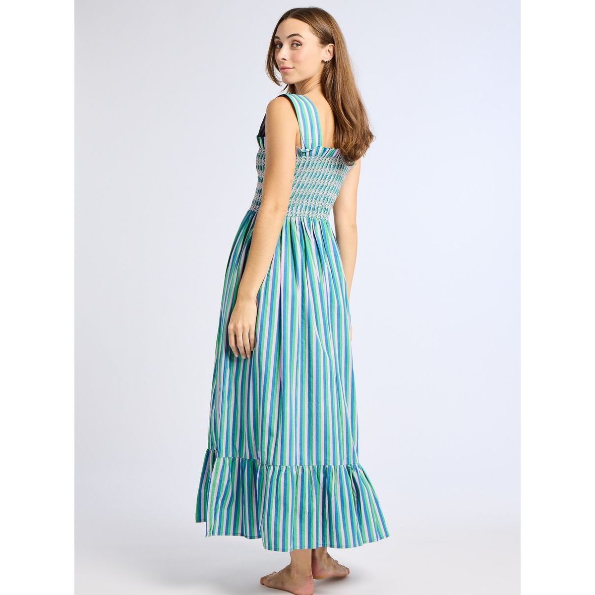 Mille Garden Dress Printemps Stripe