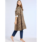 Lavender Josephine Coat in Cheetah