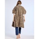 Lavender Josephine Coat in Cheetah
