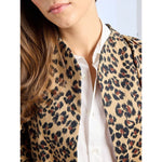 Gray Josephine Coat in Cheetah