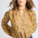 Francesca Top in Rattan