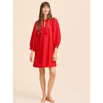 Daisy Dress in Scarlet Eyelet Mille