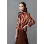 Slate Gray Frilled Button Down