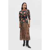 Meg Dress Mila Butterfly Mix Black