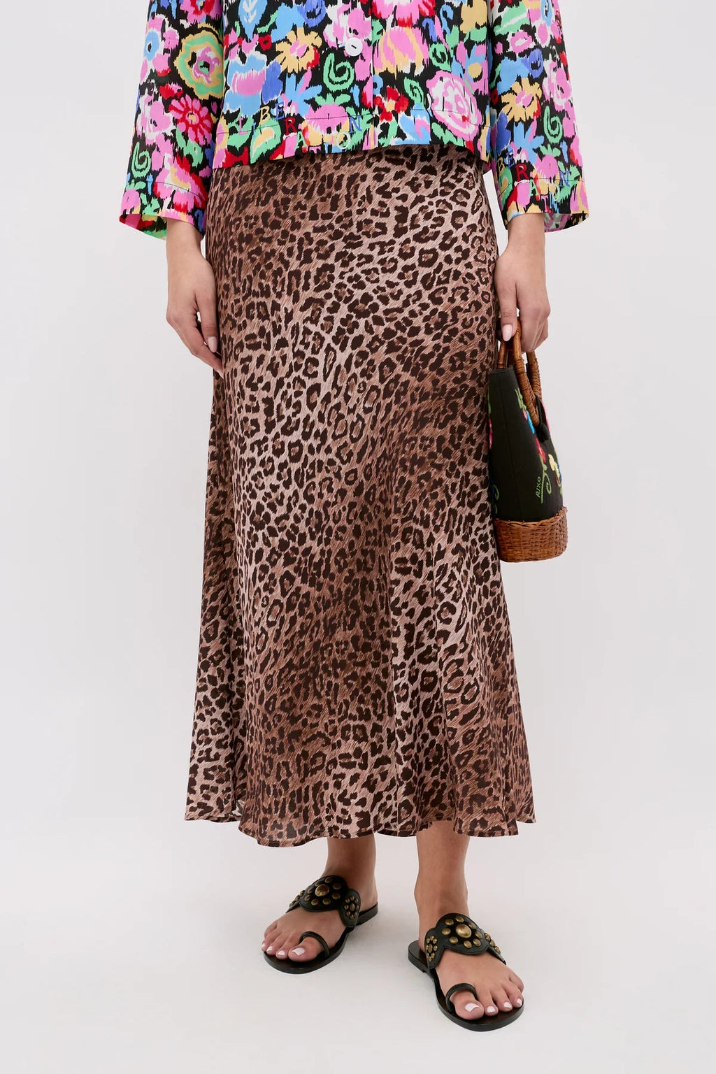 Kelly Silk Midi Skirt RIXO