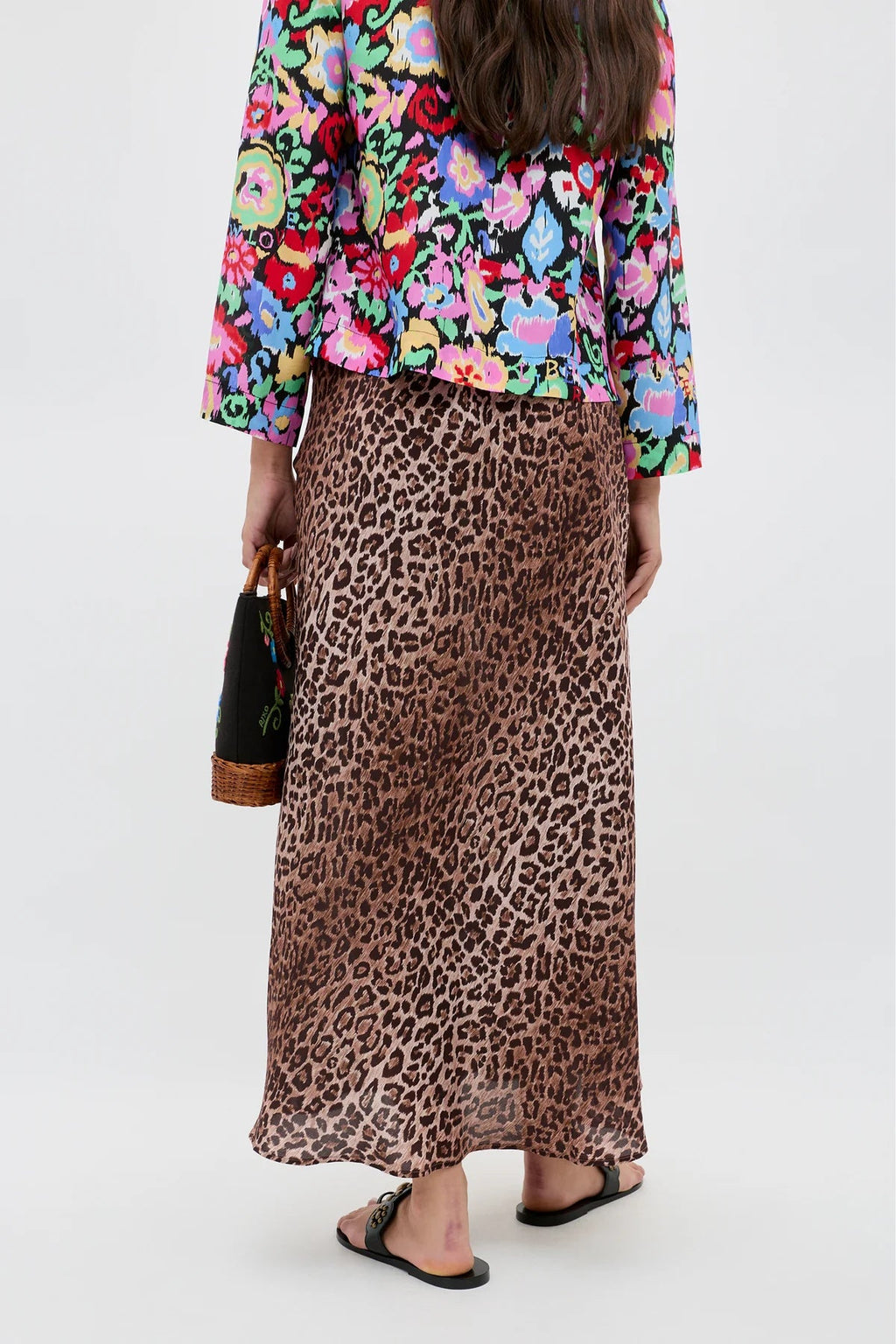 Kelly Silk Midi Skirt RIXO