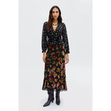 Stassie Skirt Countryside Devoré Black