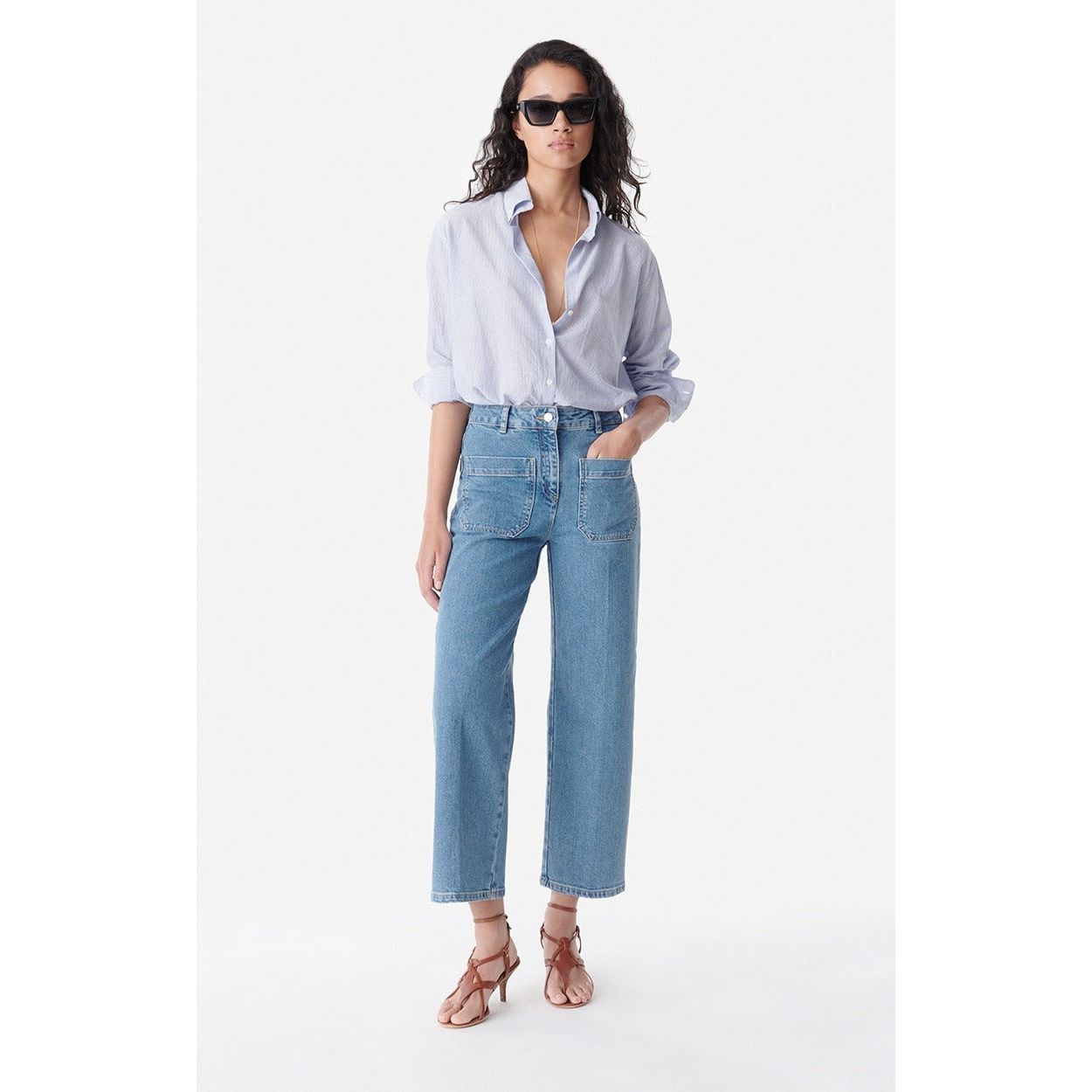 Vanessa Bruno Helias Crop Jeans
