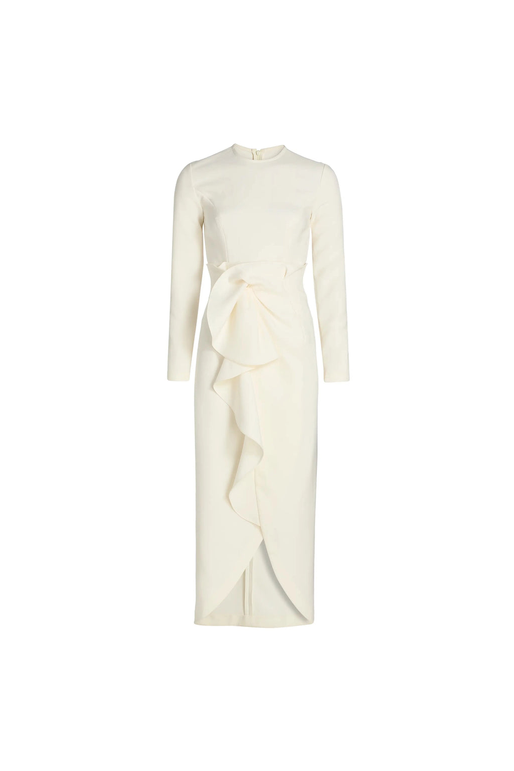 GENZEBE DRESS IVORY CREPE Kika Vargas
