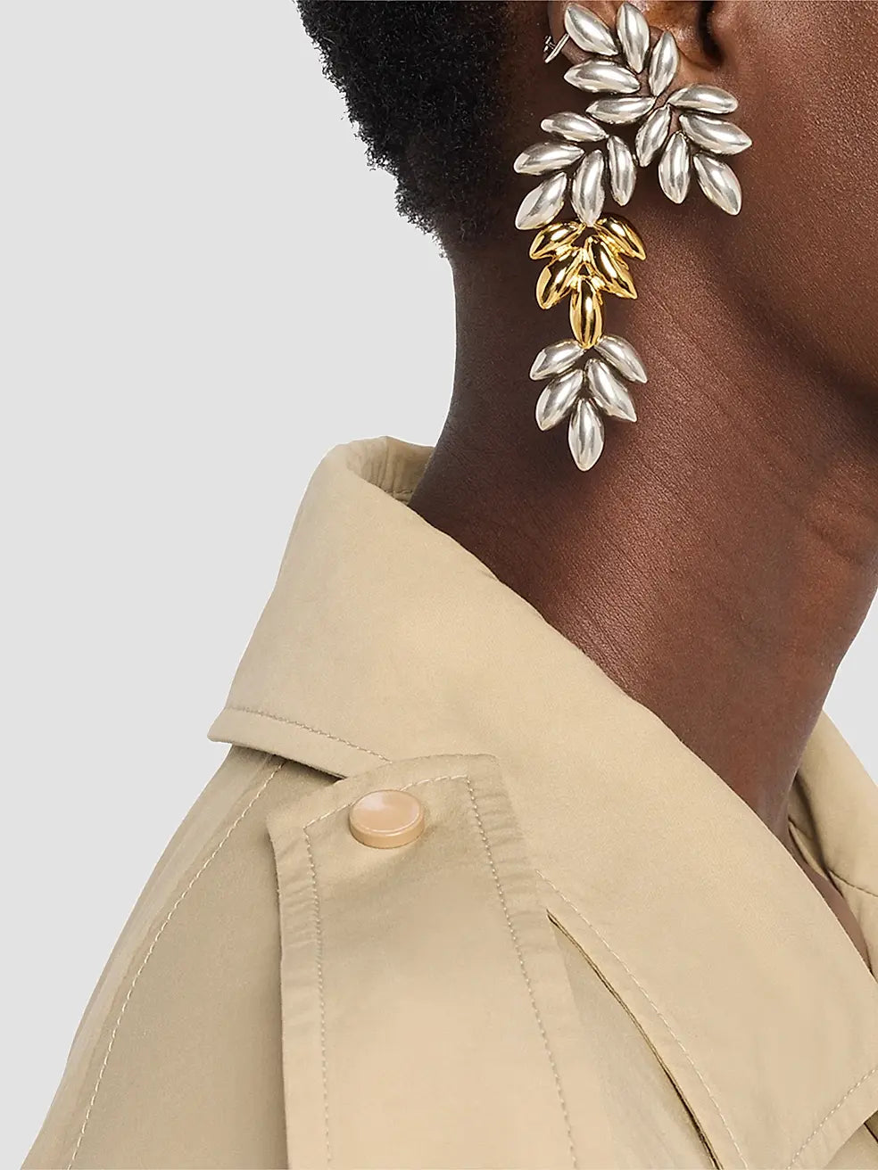 Mixed Metal Mismatched Drop Earrings Isabel Marant