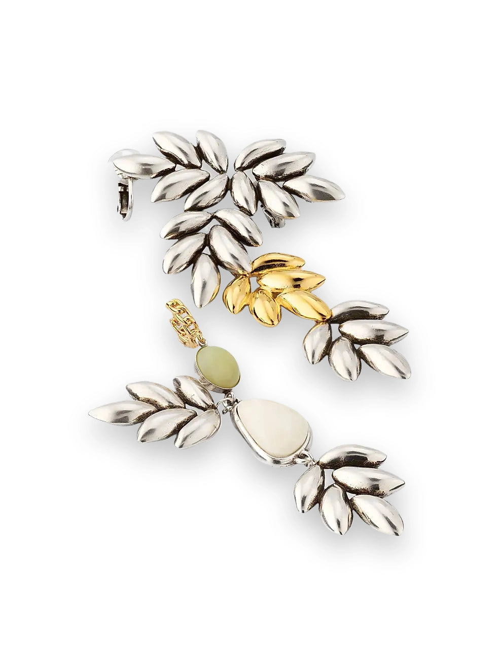 Mixed Metal Mismatched Drop Earrings Isabel Marant