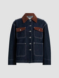 Phillip Lim - Chore Denim Jacket with Codurroy Combo Phillip Lim