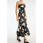 3D Flower Midi Dress