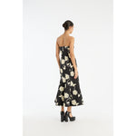 3D Flower Midi Dress