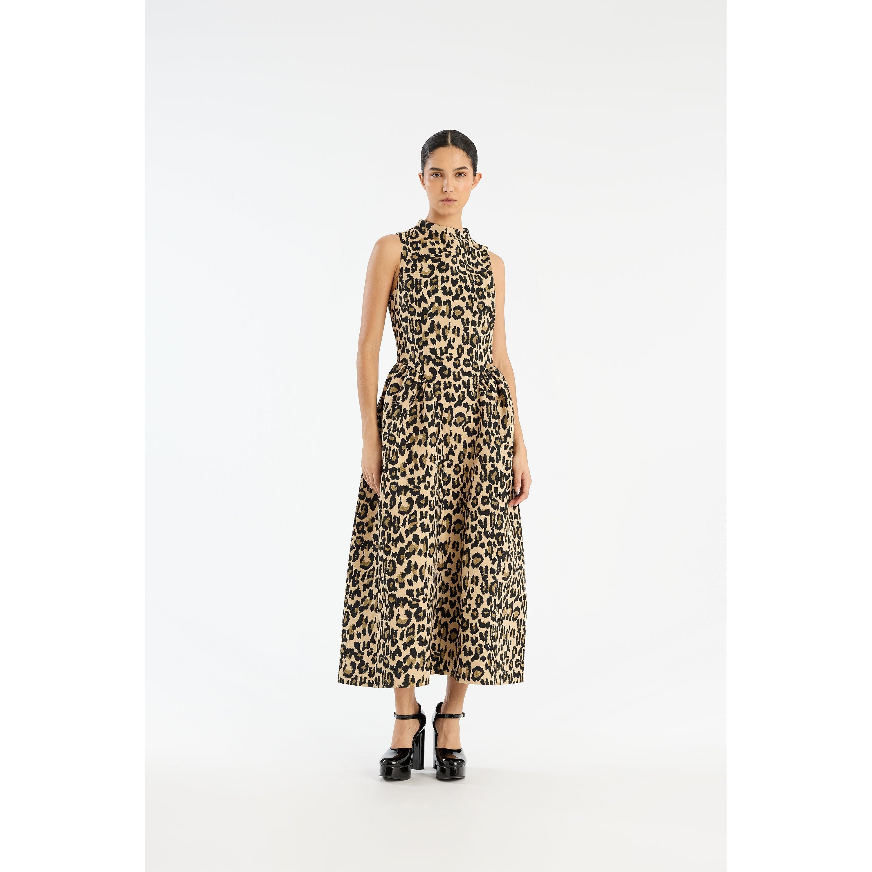 Jacquard Midi Dress