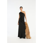 Draped One Shoulder Dress