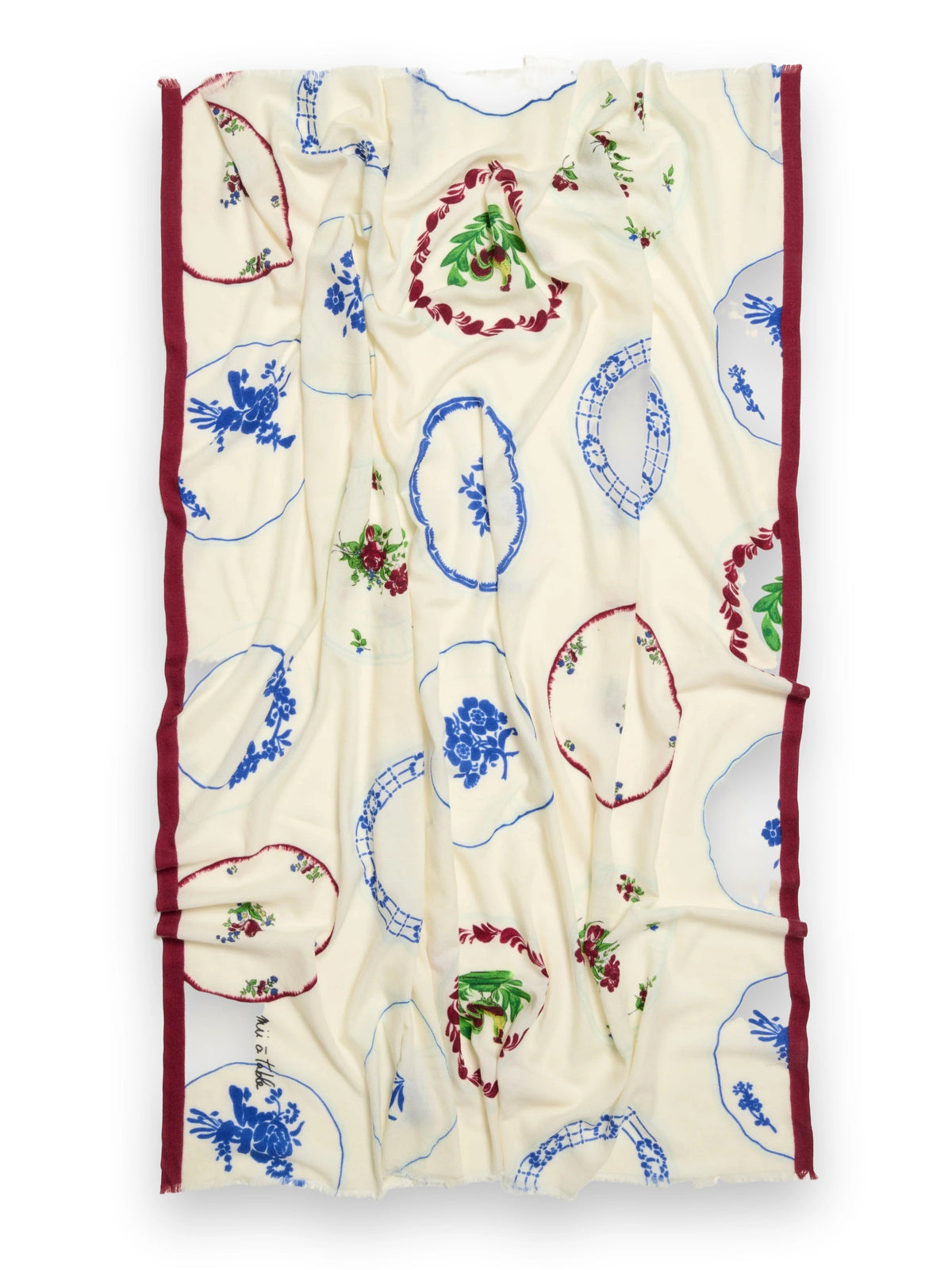 WOOL & SILK SCARF - LA TABLE Mii
