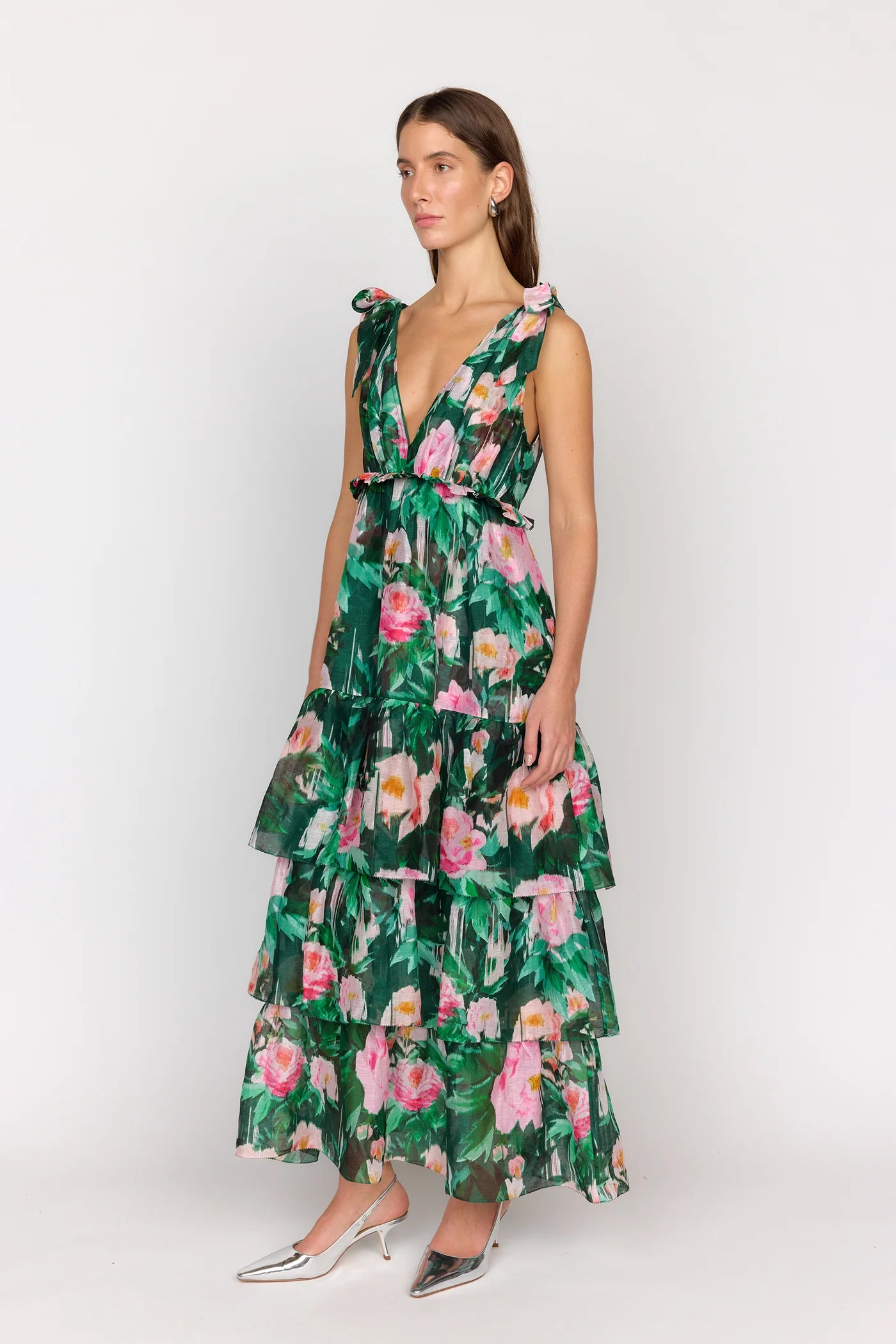 Christy Lynn Alexa Dress- Camellia Garden