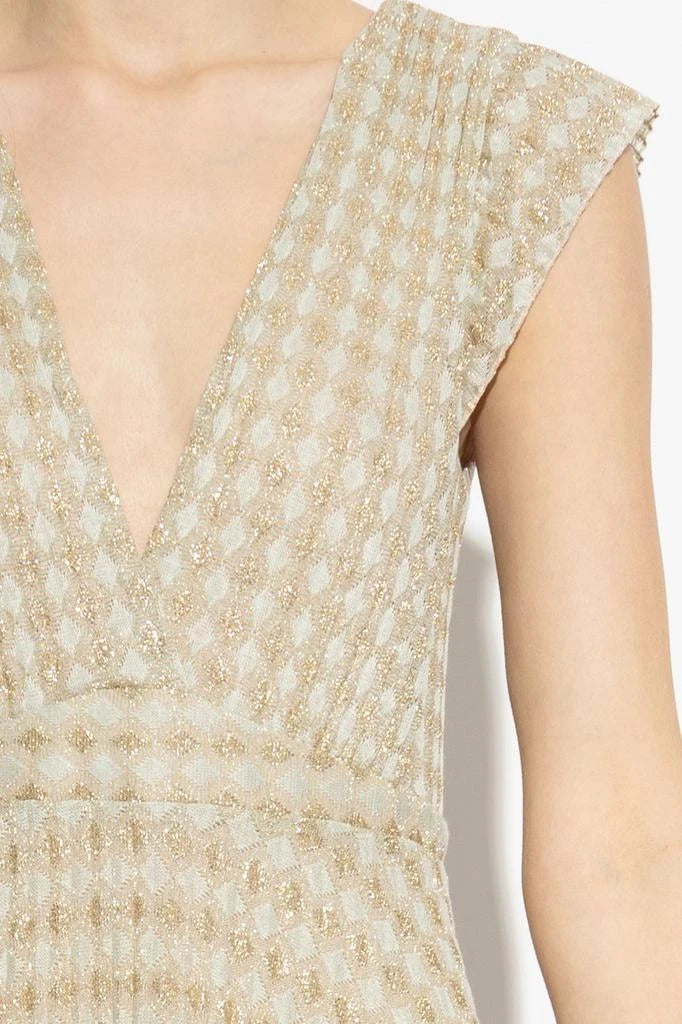 Pleated dress in diamond jersey forte_forte
