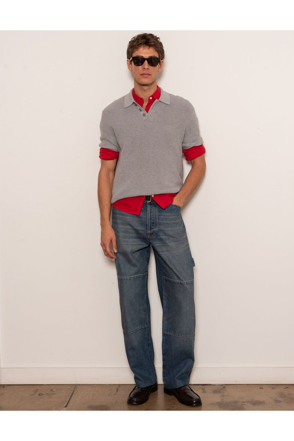Jayce Polo In Cotton Linen Alex Mill