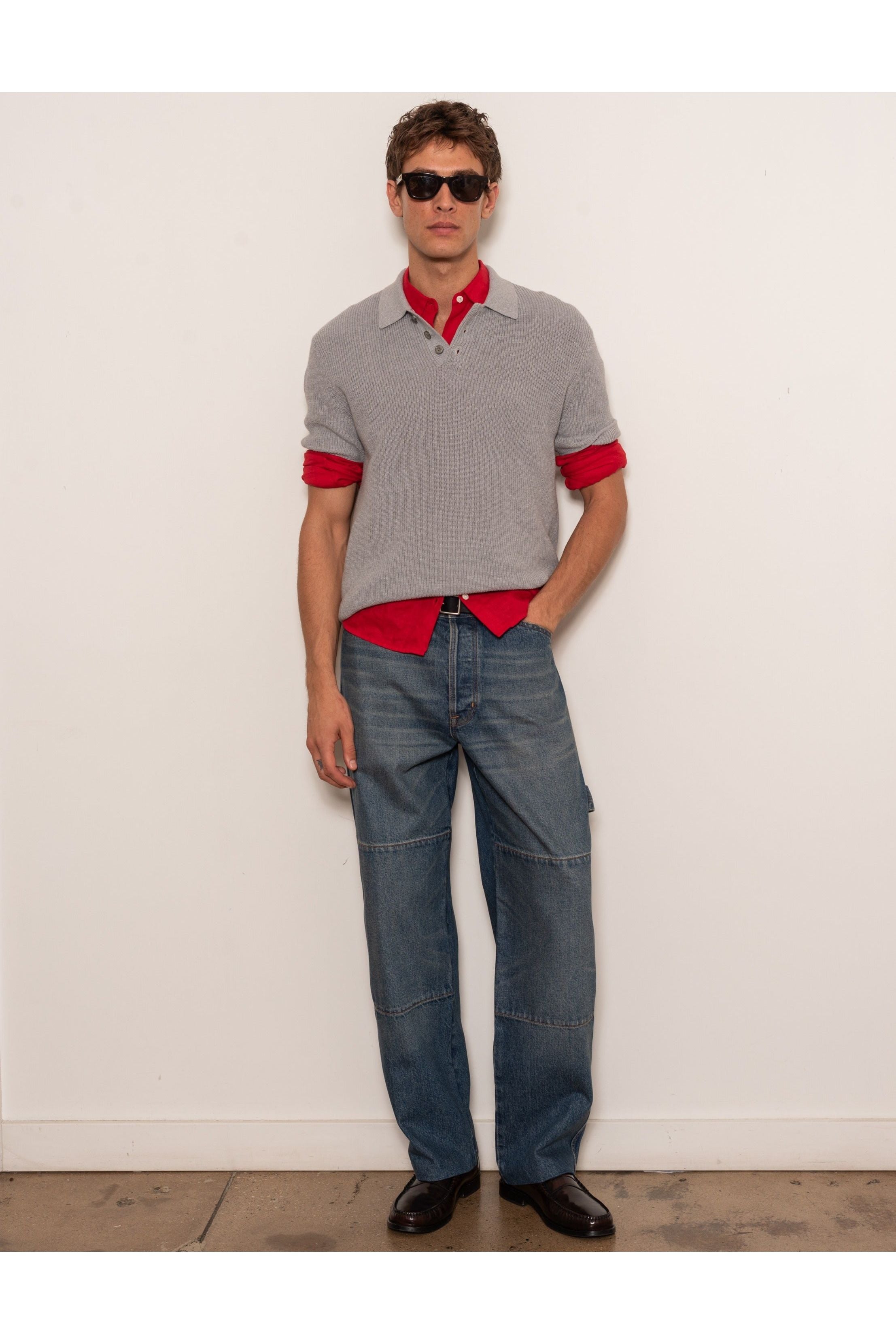 Jayce Polo In Cotton Linen Alex Mill