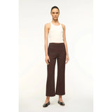Staud Knack Pant Dark Chocolate