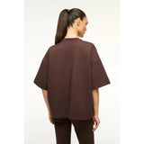 Staud Capsule Top Dark Chocolate