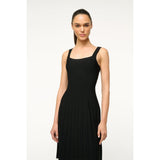 Staud Wells Ellison Dress Black Ivory