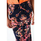 Maria Cher Ceibo Liv Midi Skirt in Navy Shibori - Primm's