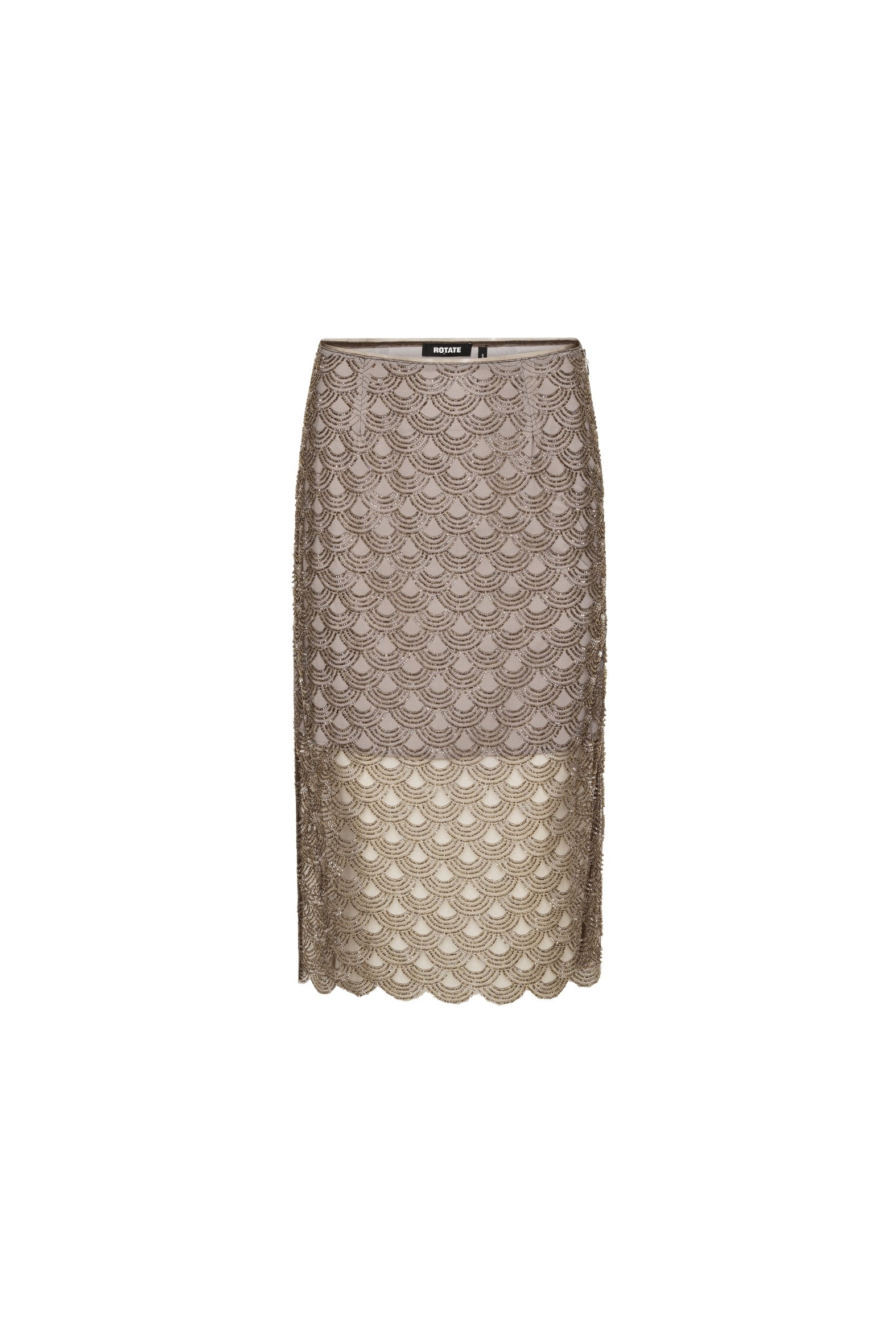 Scallop Sequin Midi Skirt ROTATE Birger Christensen