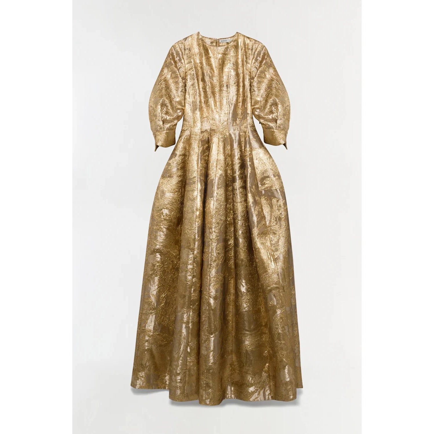 Claravelle Metallic Jacquard Gown Simkhai