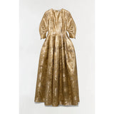Claravelle Metallic Jacquard Gown Simkhai