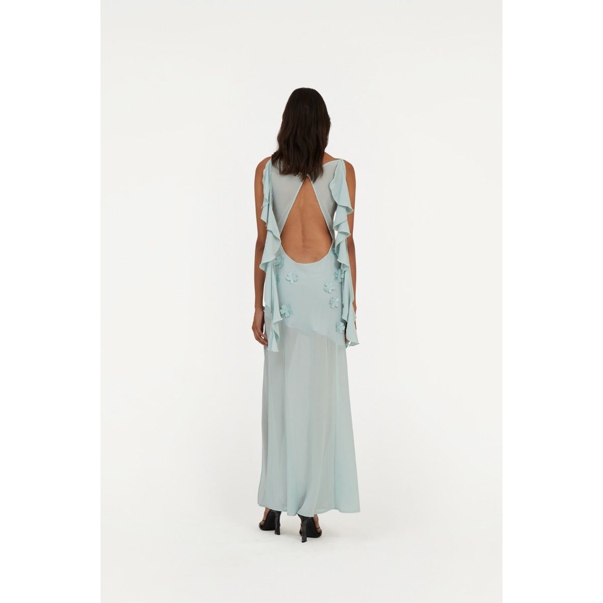 Rotate Maxi Waterfall Dress