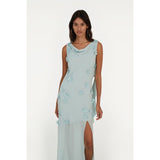 Rotate Maxi Waterfall Dress