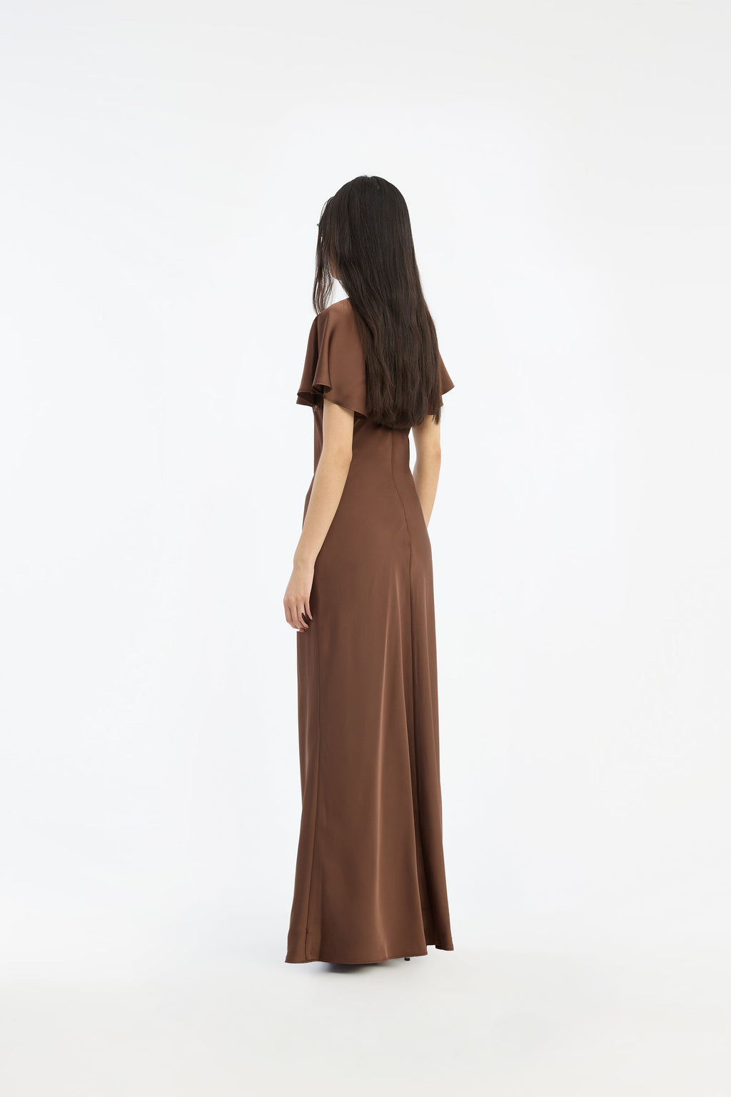 Satin Flowy Sleeve Dress ROTATE Birger Christensen